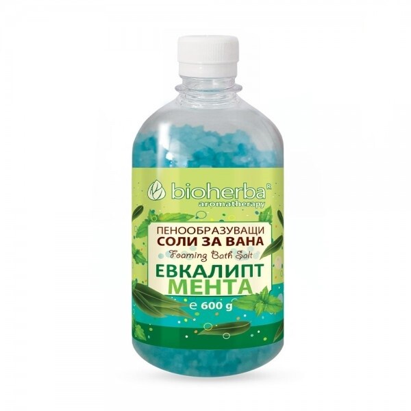 ПЕНООБРАЗУВАЩИ СОЛИ ЗА ВАНА - ЕВКАЛИПТ и МЕНТА